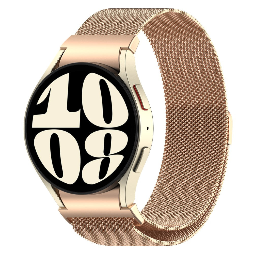 Samsung Galaxy Watch Universal 20mm Quick Release Strap Stainless Steel Watch Band - Rose Gold#serie_2