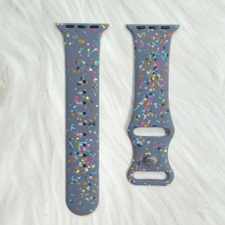 Sejt Silikone Universal Rem passer til Apple Smartwatch - Blå#serie_1