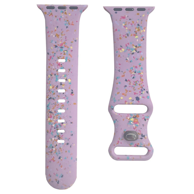 Sejt Silikone Universal Rem passer til Apple Smartwatch - Lilla#serie_7