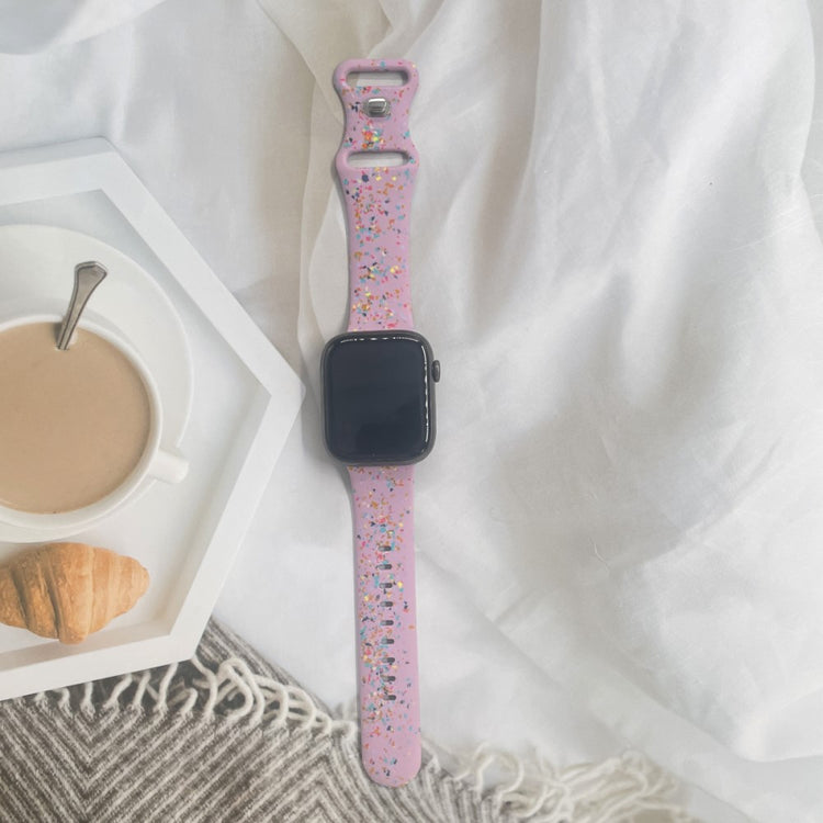 Sejt Silikone Universal Rem passer til Apple Smartwatch - Lilla#serie_7