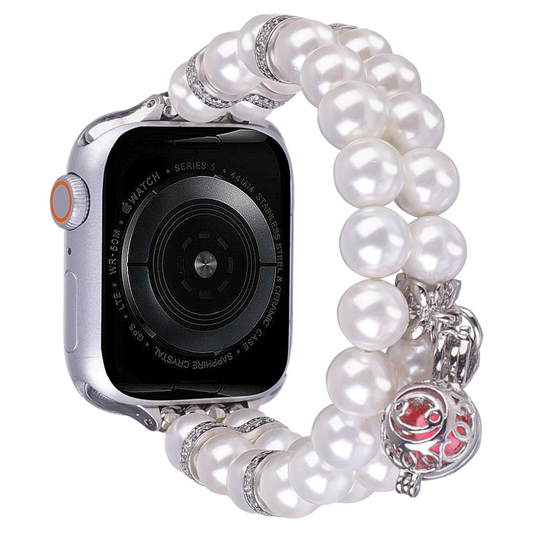 Mega Holdbart Silikone Universal Rem passer til Apple Smartwatch - Hvid#serie_2