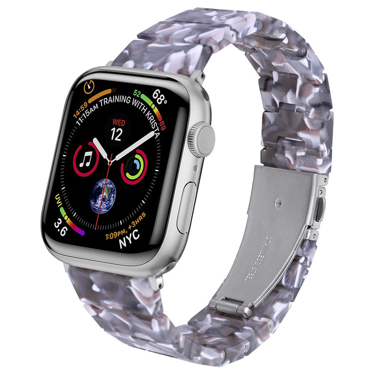 Resin Watchband Apple Watch Ultra 2 Ultra 49mm / 45mm / 44mm / 42mm Wrist Strap - Grey Pink Mix#serie_5
