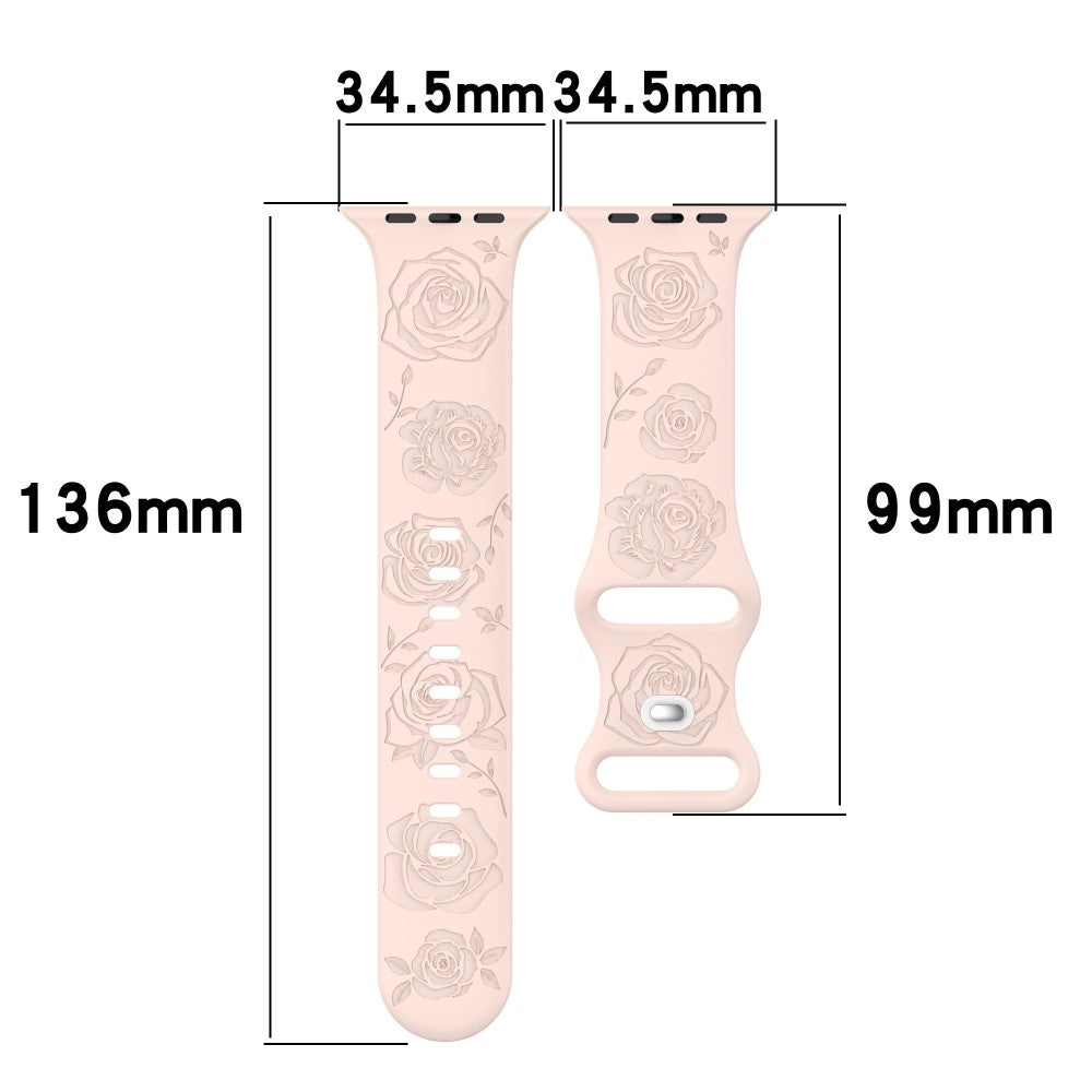 Apple Watch Series 41mm / 40mm / 38mm Silicone Watch Band Replacement Strap - Grey#serie_8