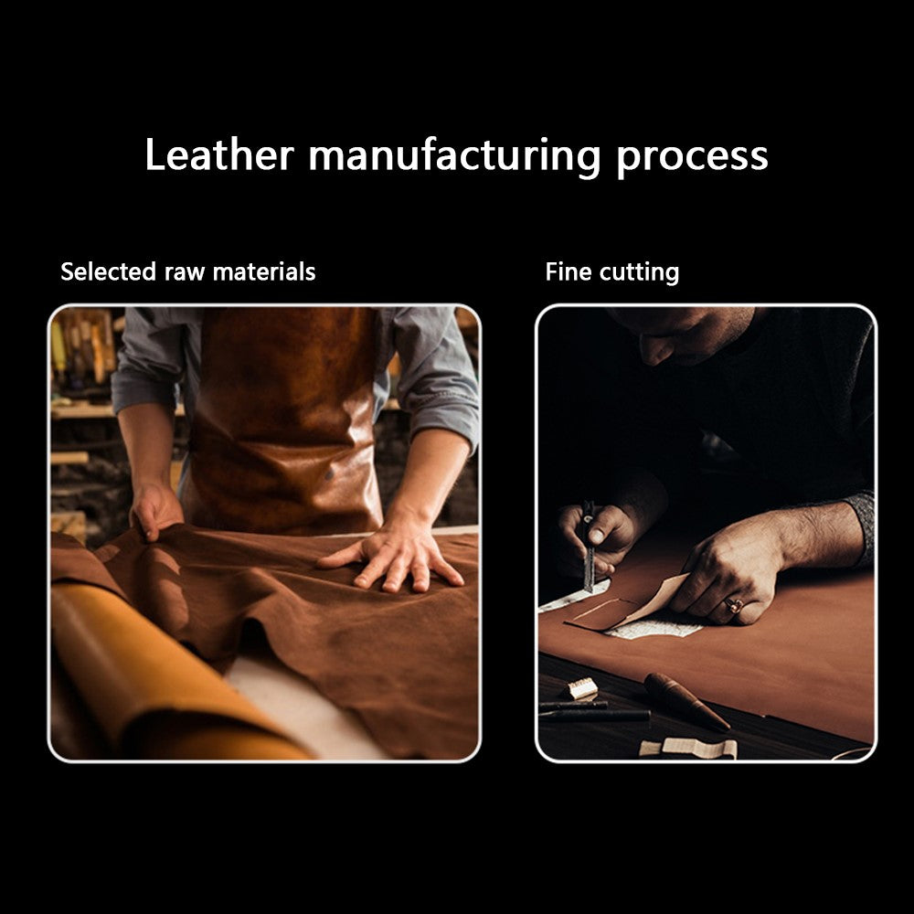 Glimrende Ægte Læder Universal Rem passer til Apple Smartwatch - Brun#serie_3