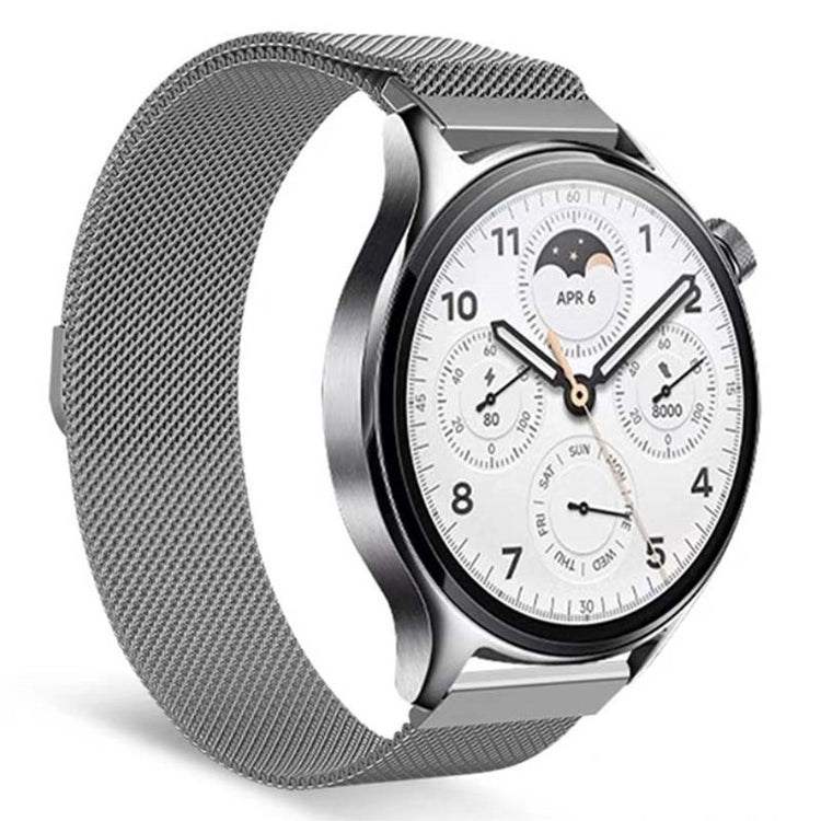 Meget Godt Metal Universal Rem passer til Smartwatch - Sølv#serie_5