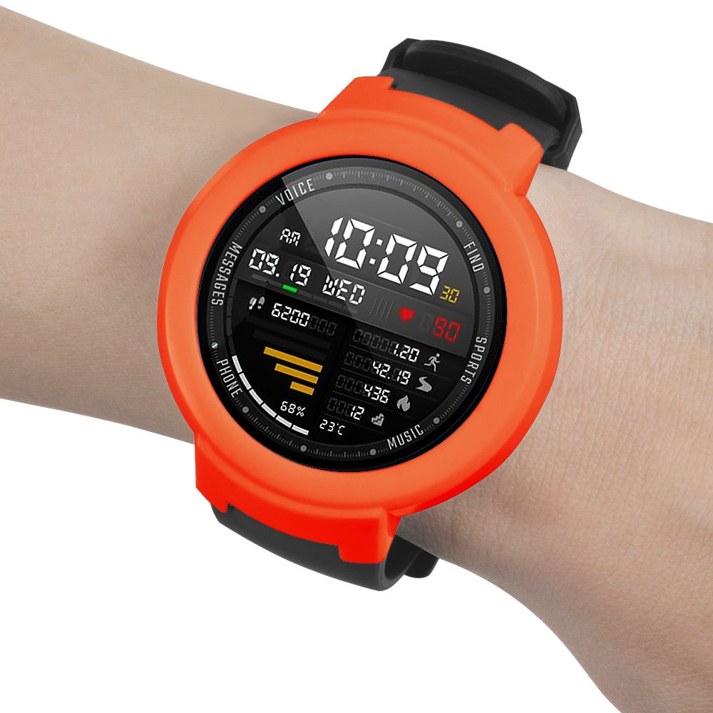 Huami Amazfit Verge / Verge Lite Hard Frame Protective Bumper Shell Case - Orange#serie_3