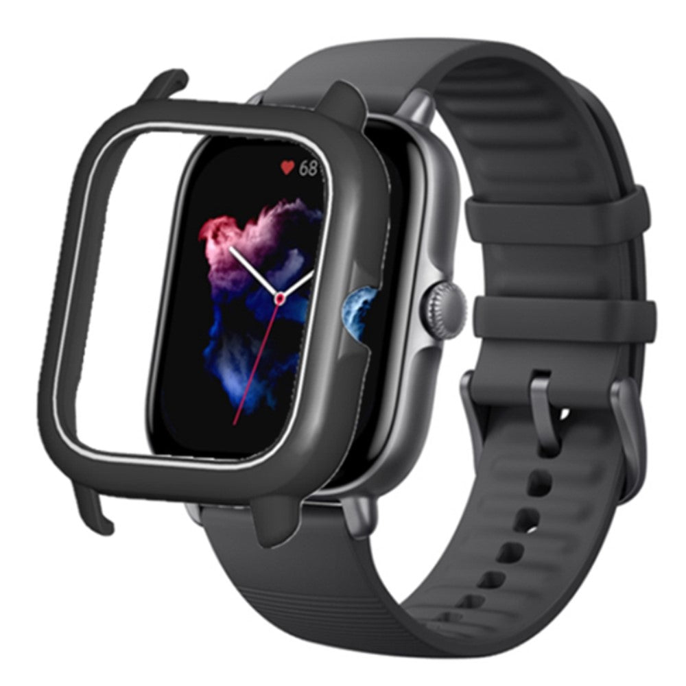 HĂĄrdt Silikone Bumper passer til Amazfit GTS 3 - Sort#serie_1