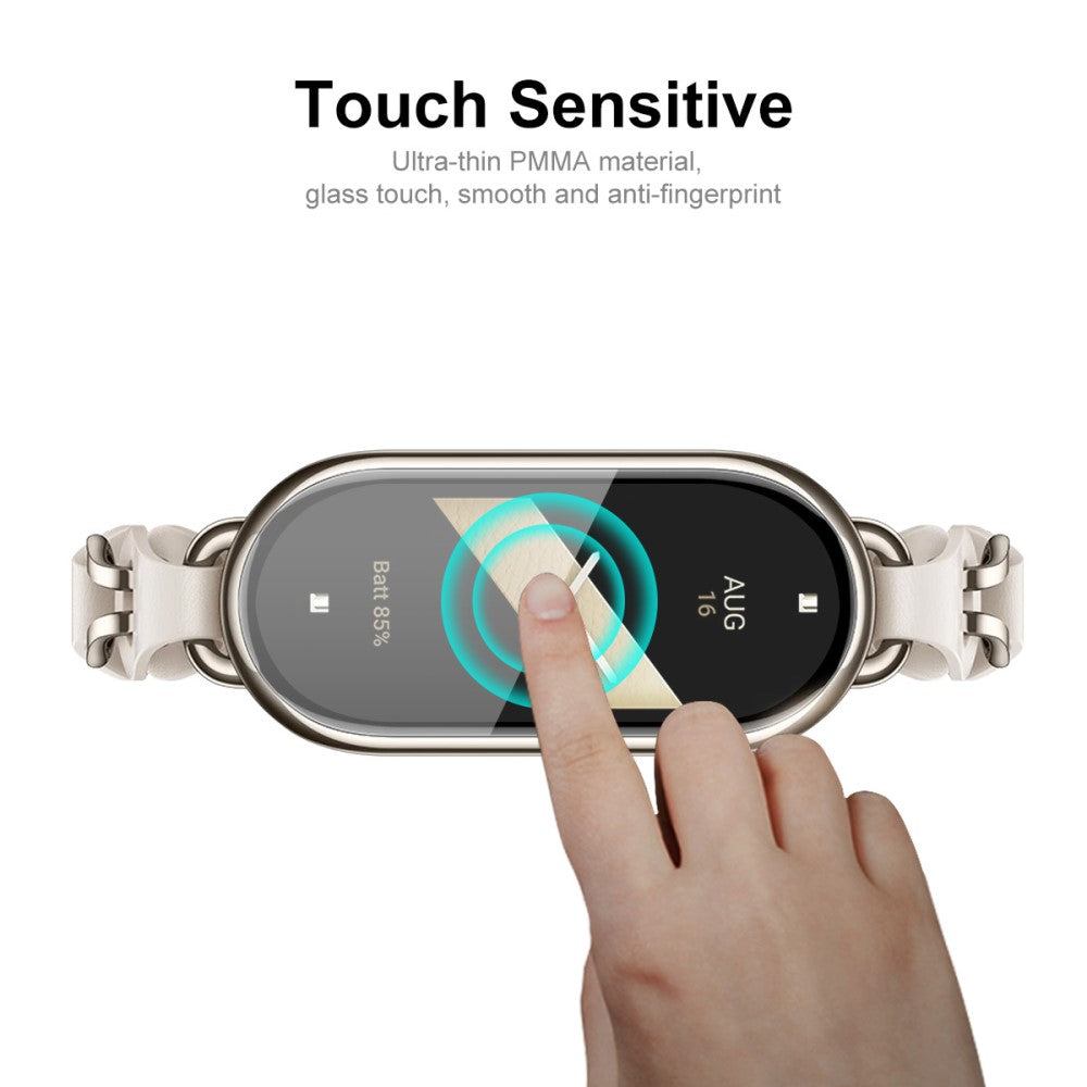 Silikone Skærmbeskytter passer til Xiaomi Smart Band 8 - Gennemsigtig#serie_506