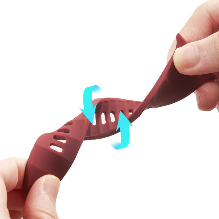 Mega Elegant Silikone Universal Rem passer til Apple Smartwatch - Lilla#serie_15