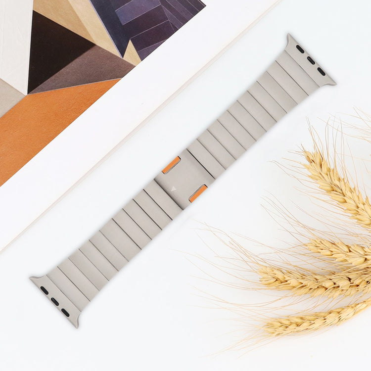 Supercool Metal Universal Rem passer til Apple Smartwatch - Hvid#serie_5