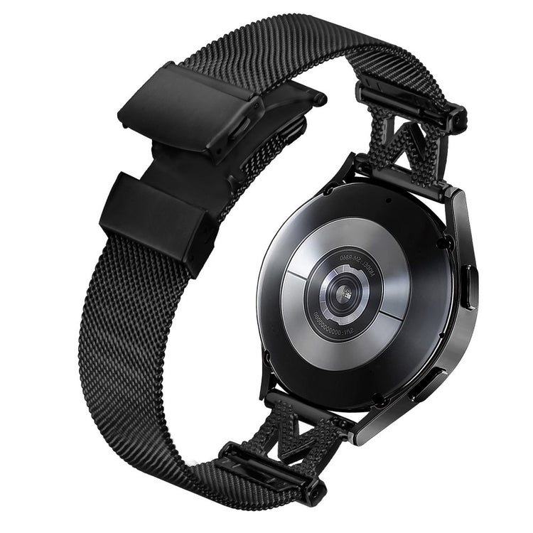 Fantastisk Metal Og Rhinsten Universal Rem passer til Smartwatch - Sort#serie_150