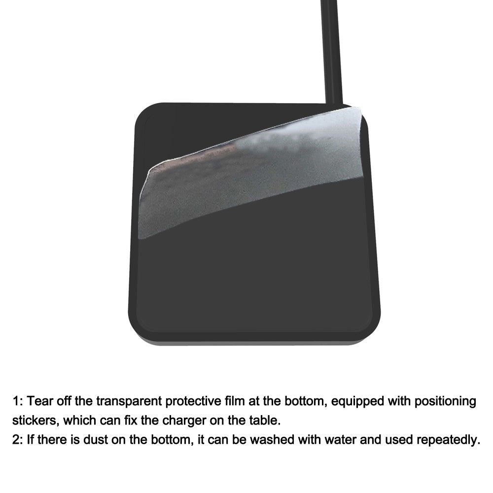 100cm Plastik Universal Oneplus Ladestation - Sort#serie_7