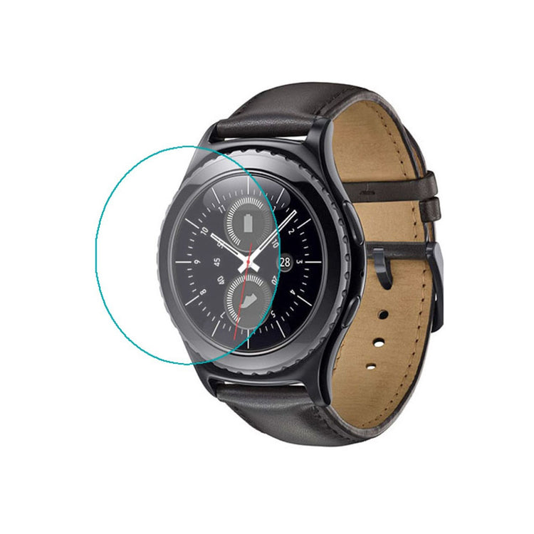 Samsung Gear S2 Hærdet Glas Skærmbeskytter - Rød#serie_220