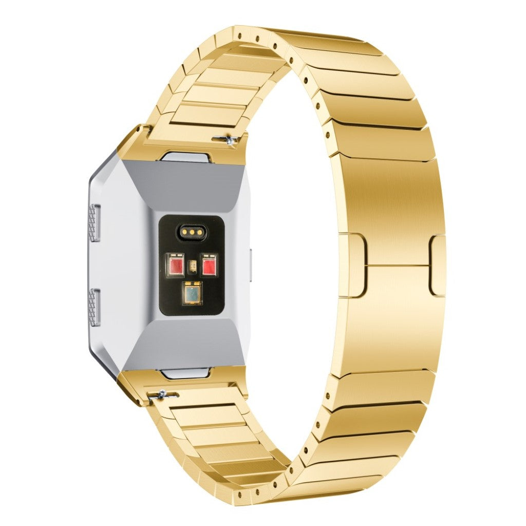 Mega holdbart Fitbit Ionic Metal Rem - Guld#serie_1