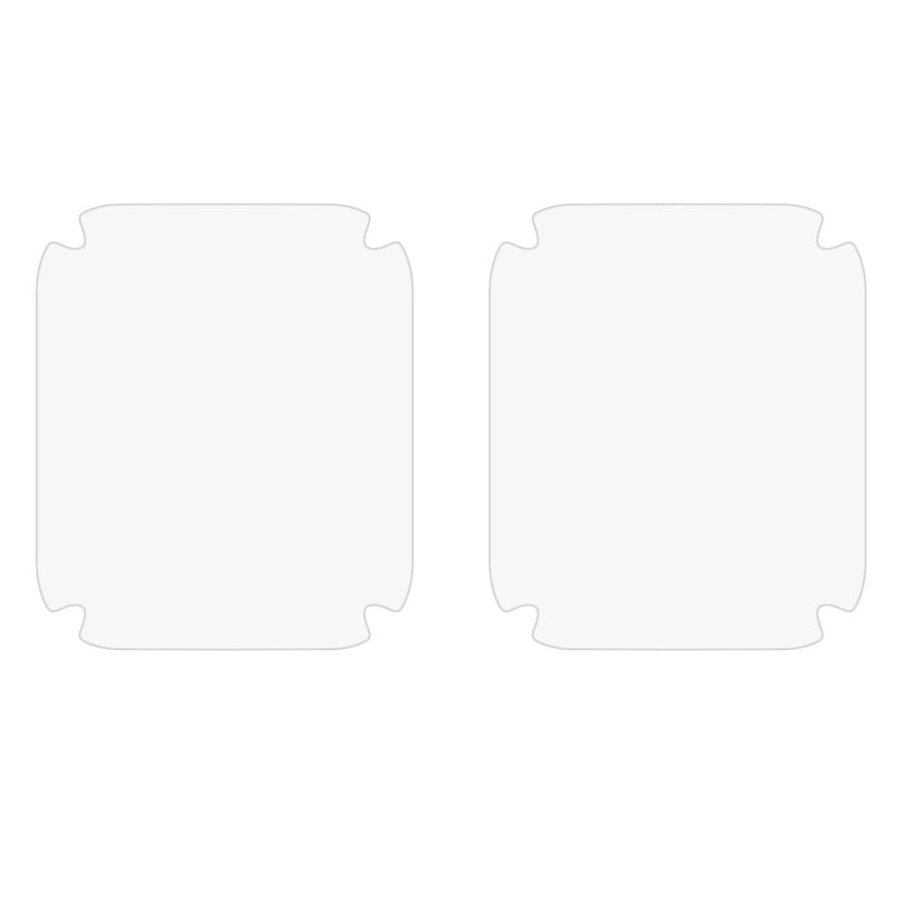 2stk Universal Apple Plastik  HD Skærmbeskytter - Gennemsigtig#serie_637