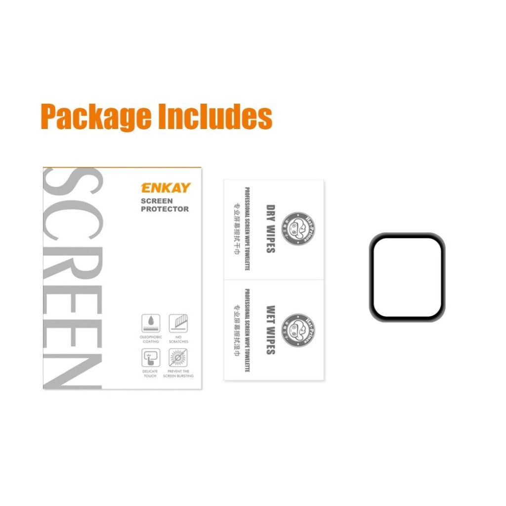 2stk Universal Apple Plastik Skærmbeskytter - Gennemsigtig#serie_293