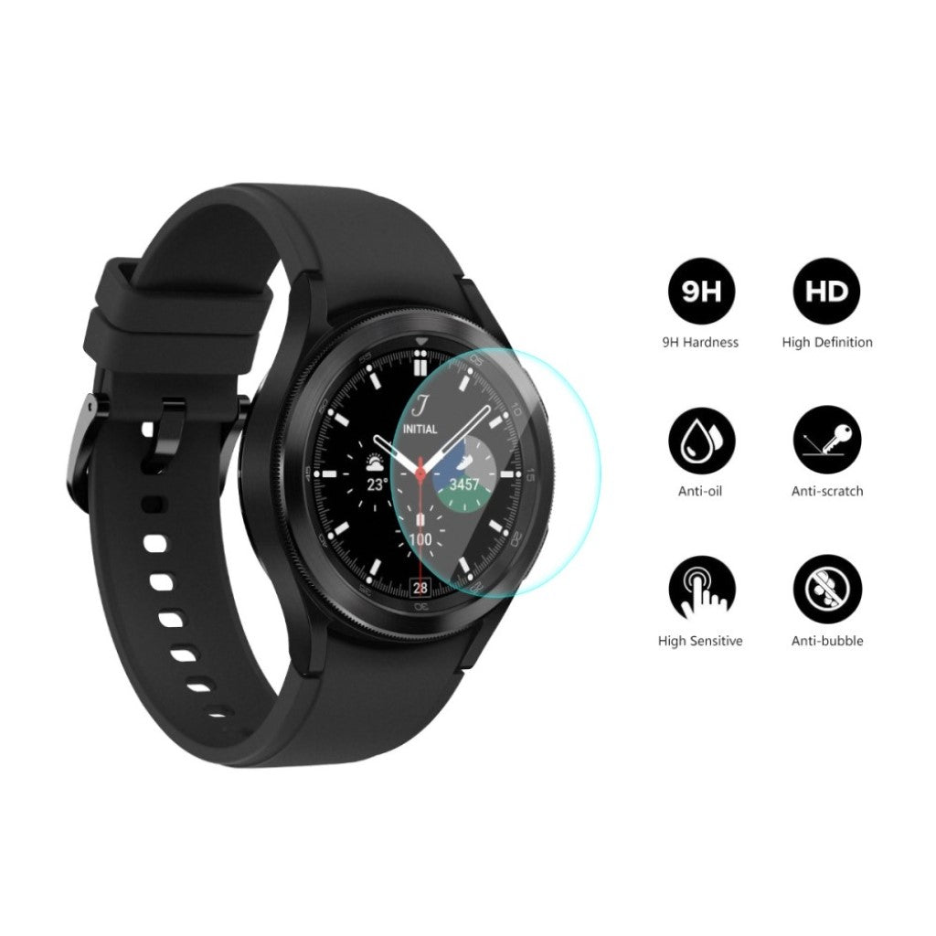 5stk Samsung Galaxy Watch 4 Classic (46mm) Hærdet Glas Skærmbeskytter - Gennemsigtig#serie_554