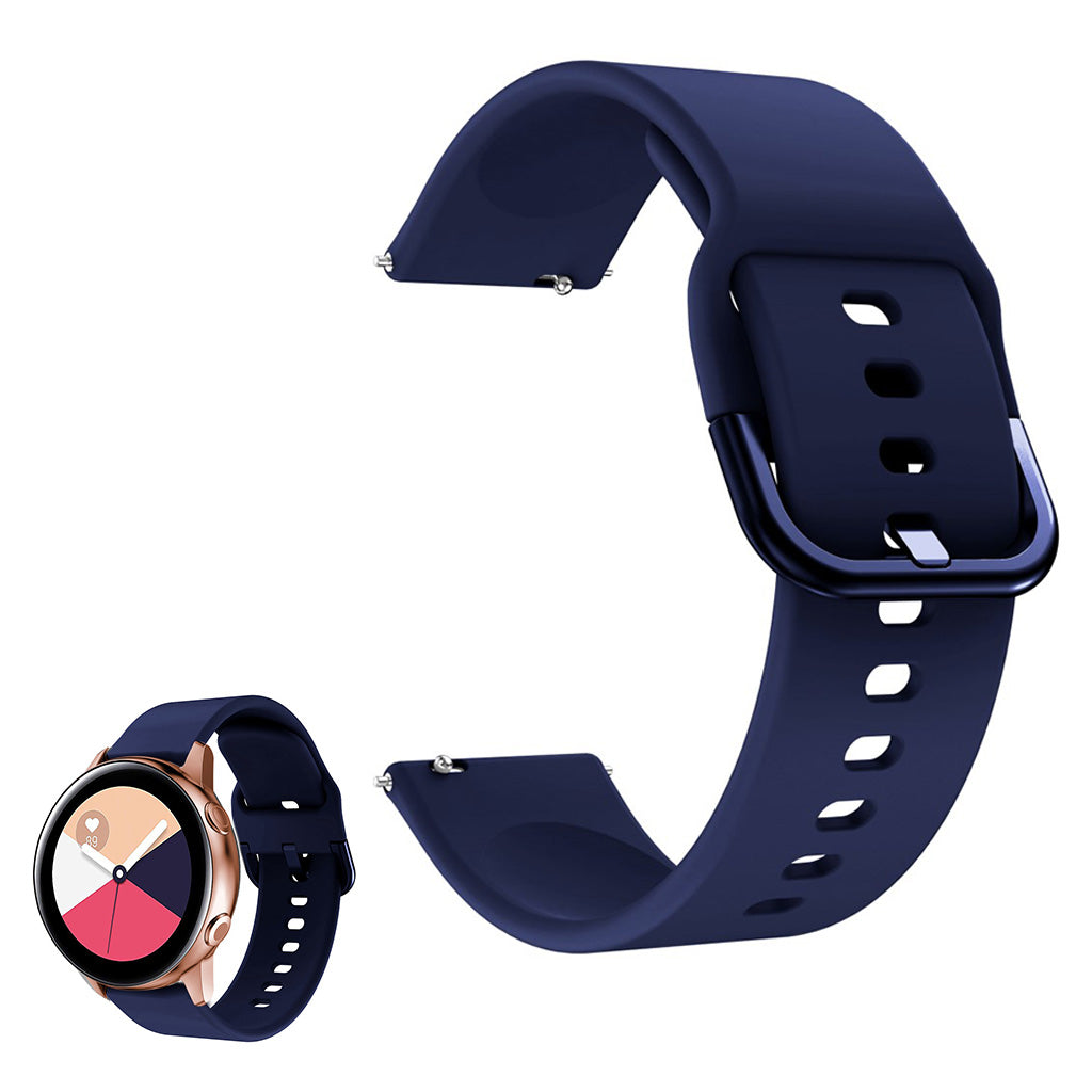 Universal smooth silicone watch band - Midnight Blue#serie_10