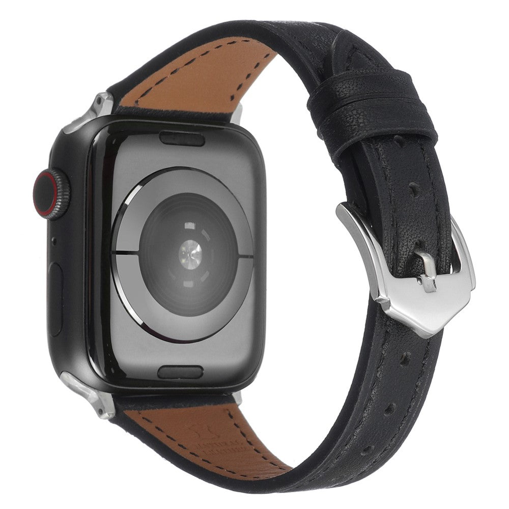 Flot Universal Apple Ægte læder Rem - Sort#serie_1