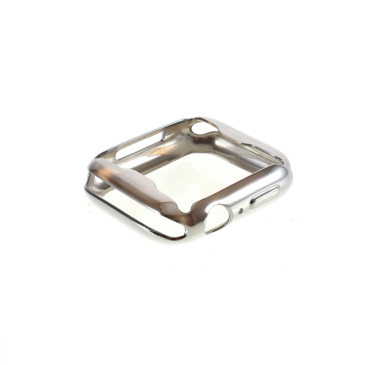 Universal Apple  Silikone og Glas Bumper  - Sølv#serie_4