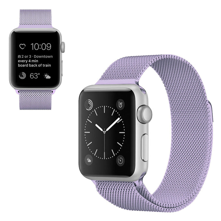 Apple Watch Series 6 44mm / Apple Watch Series 5 44mm Metal Rem - Lilla#serie_13
