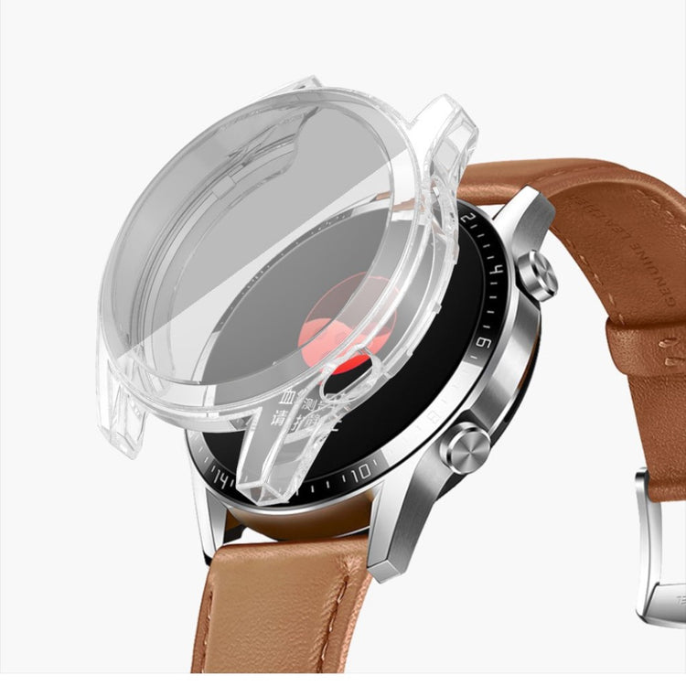 Mega Fed Huawei Watch GT 2 46mm Silikone Cover - Gennemsigtig#serie_2
