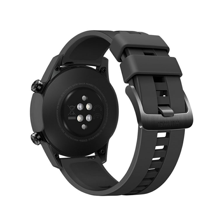 Vildt Godt Huawei Watch GT 2 46mm Silikone Cover - Sort#serie_1