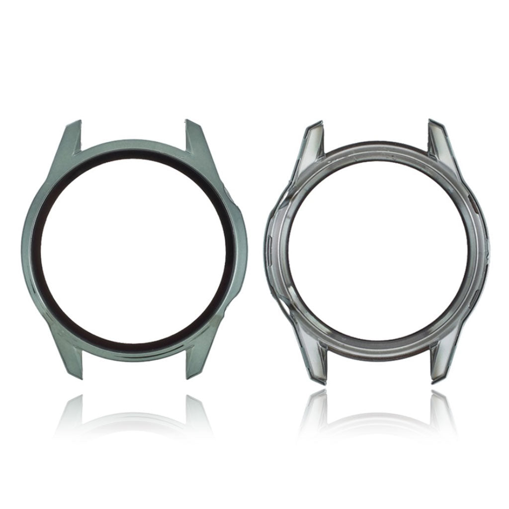 Mega Godt Huawei Watch GT 2 46mm Cover med Skærmbeskytter i Silikone og Hærdet Glas - Grøn#serie_1