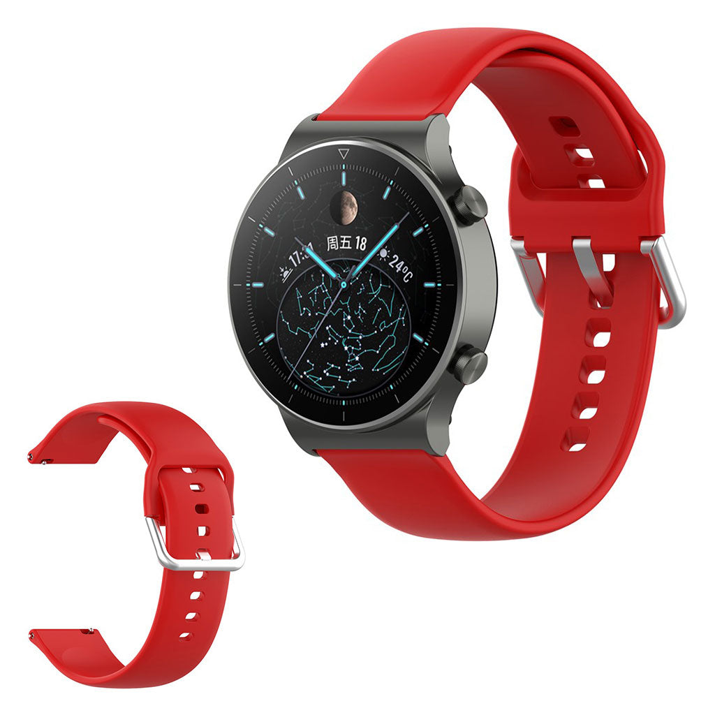 Mega holdbart Universal Silikone Rem - Størrelse: L - Rød#serie_4