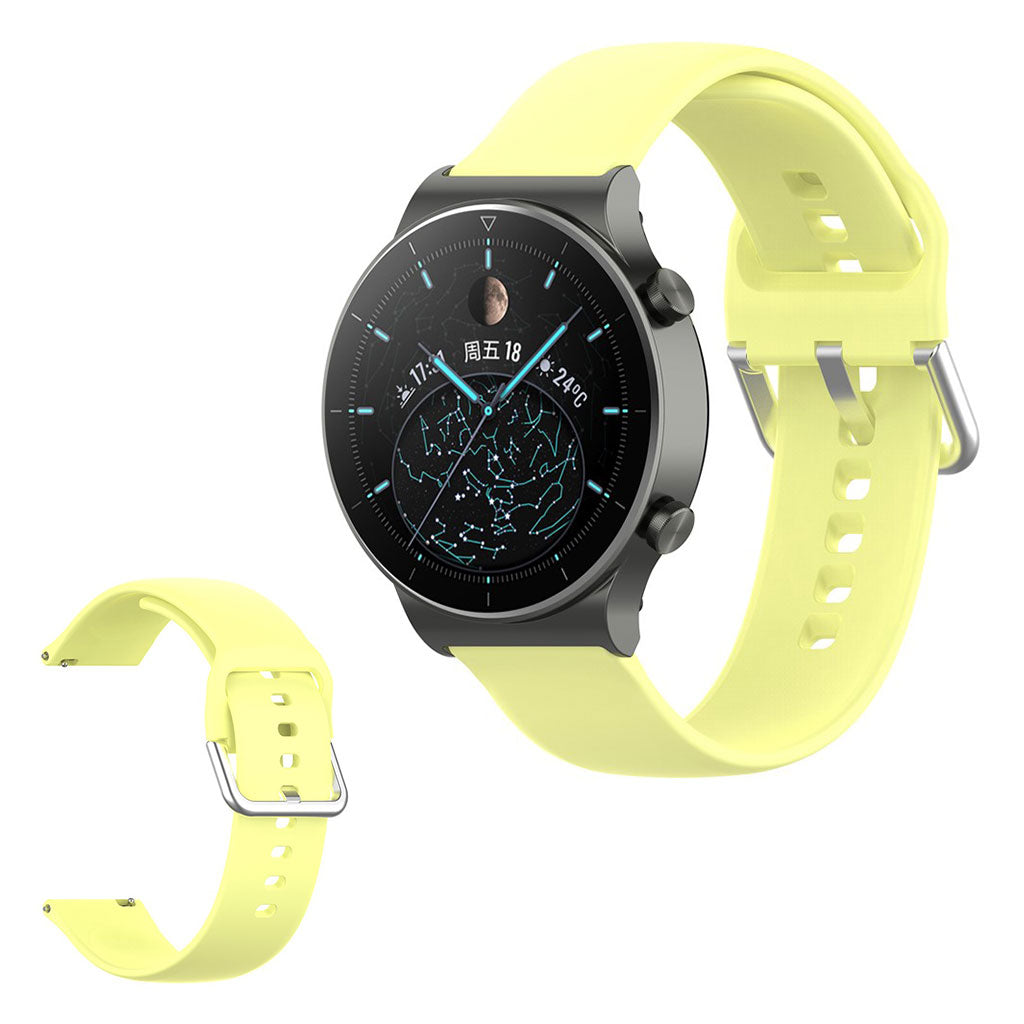 Mega holdbart Universal Silikone Rem - Størrelse: L - Gul#serie_8