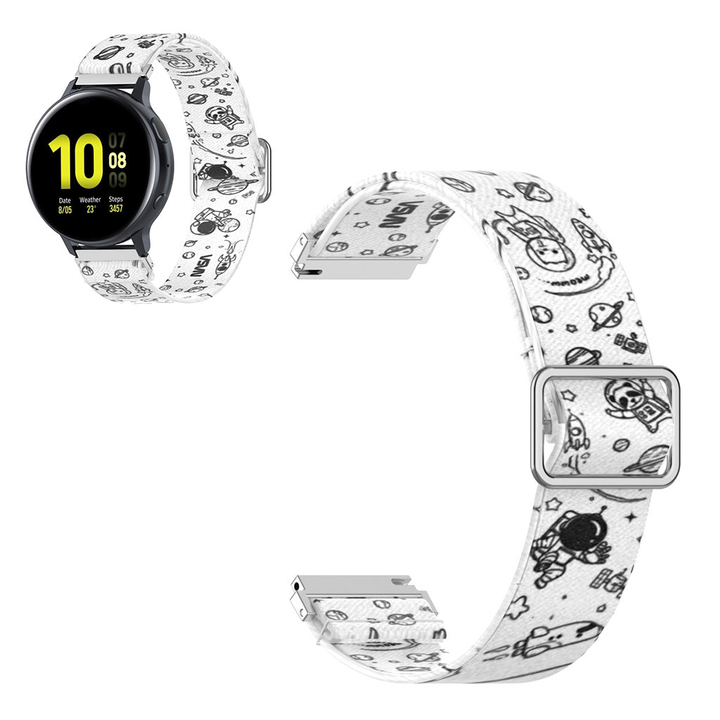 Vildt rart Universal Nylon Rem - Hvid#serie_10