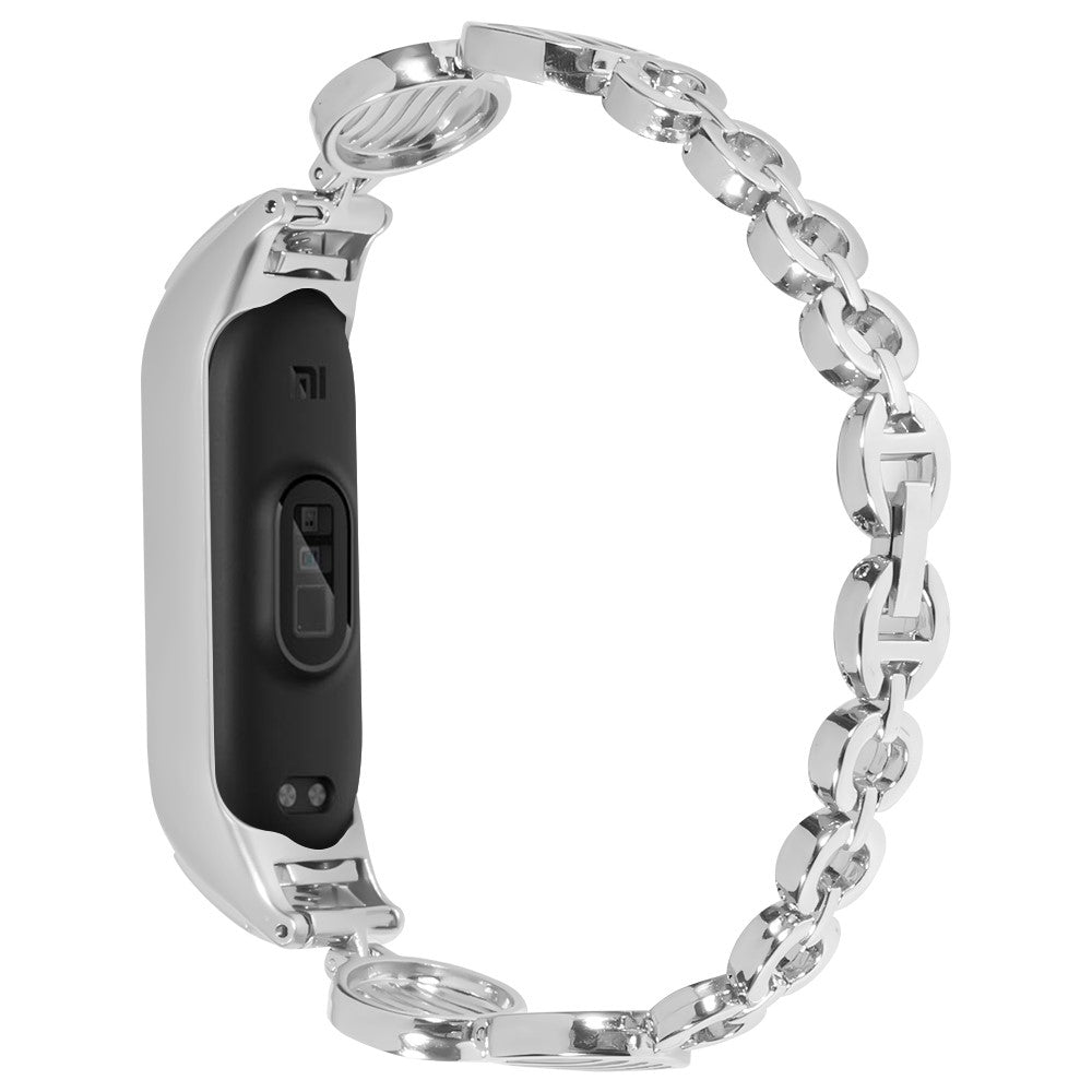 Mega skøn Xiaomi Mi Band 7 Metal Rem - Sølv#serie_2