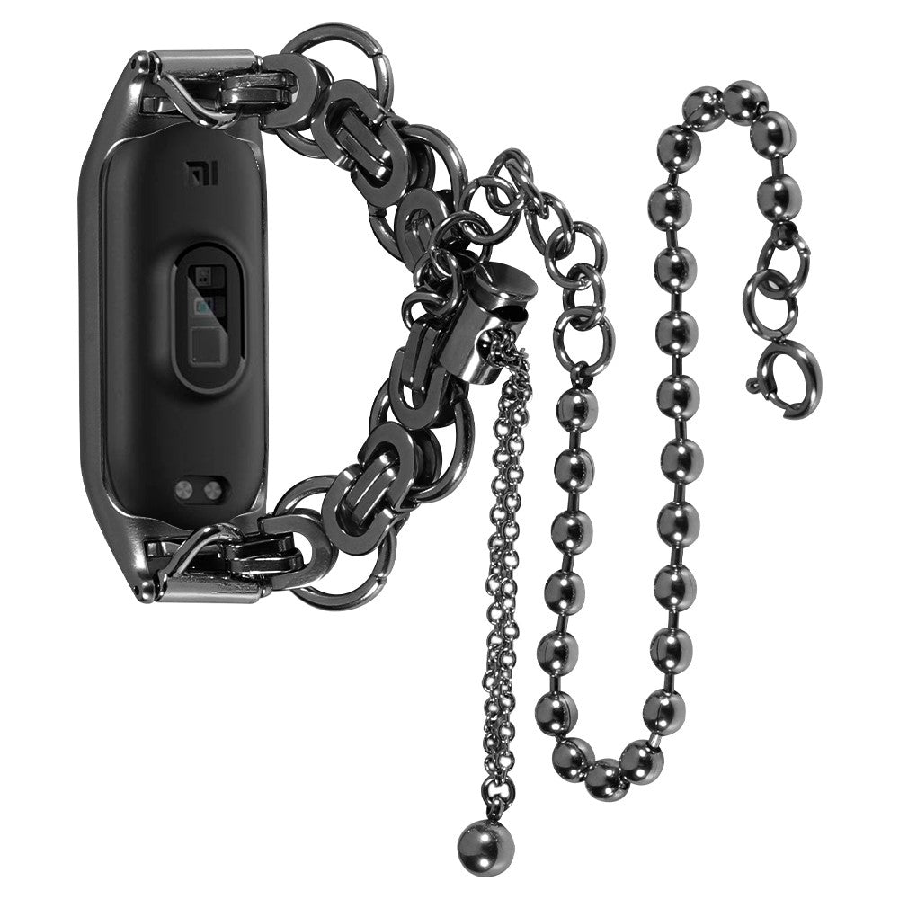 Mega godt Xiaomi Mi Band 7 Metal Rem - Sort#serie_1