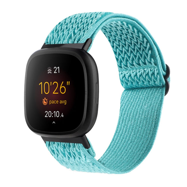 Nydelig Universal Fitbit Nylon Rem - Grøn#serie_3