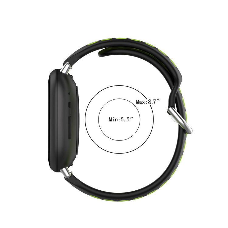 Tidsløst Universal Fitbit Silikone Rem - Pink#serie_5