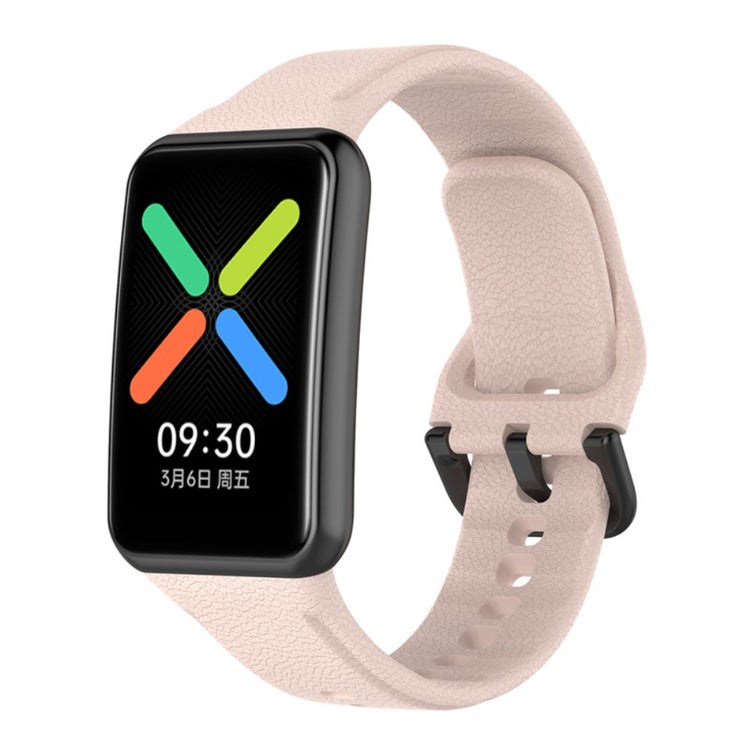 Super skøn Oppo Watch Free Silikone Rem - Pink#serie_7