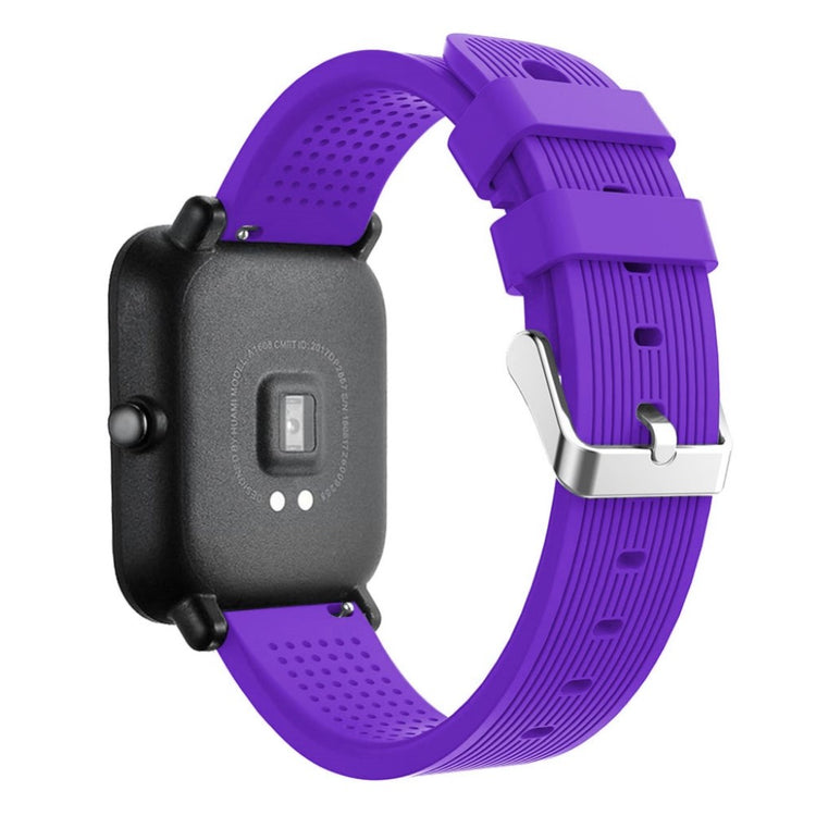 Super cool Amazfit Bip Lite Silikone Rem - Lilla#serie_11