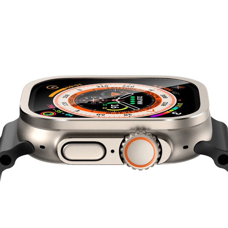 Vildt Fint Universal Cover med Skærmbeskytter i Metal og Glas passer til Apple Watch Ultra 2 / Apple Watch Ultra - Lilla#serie_3