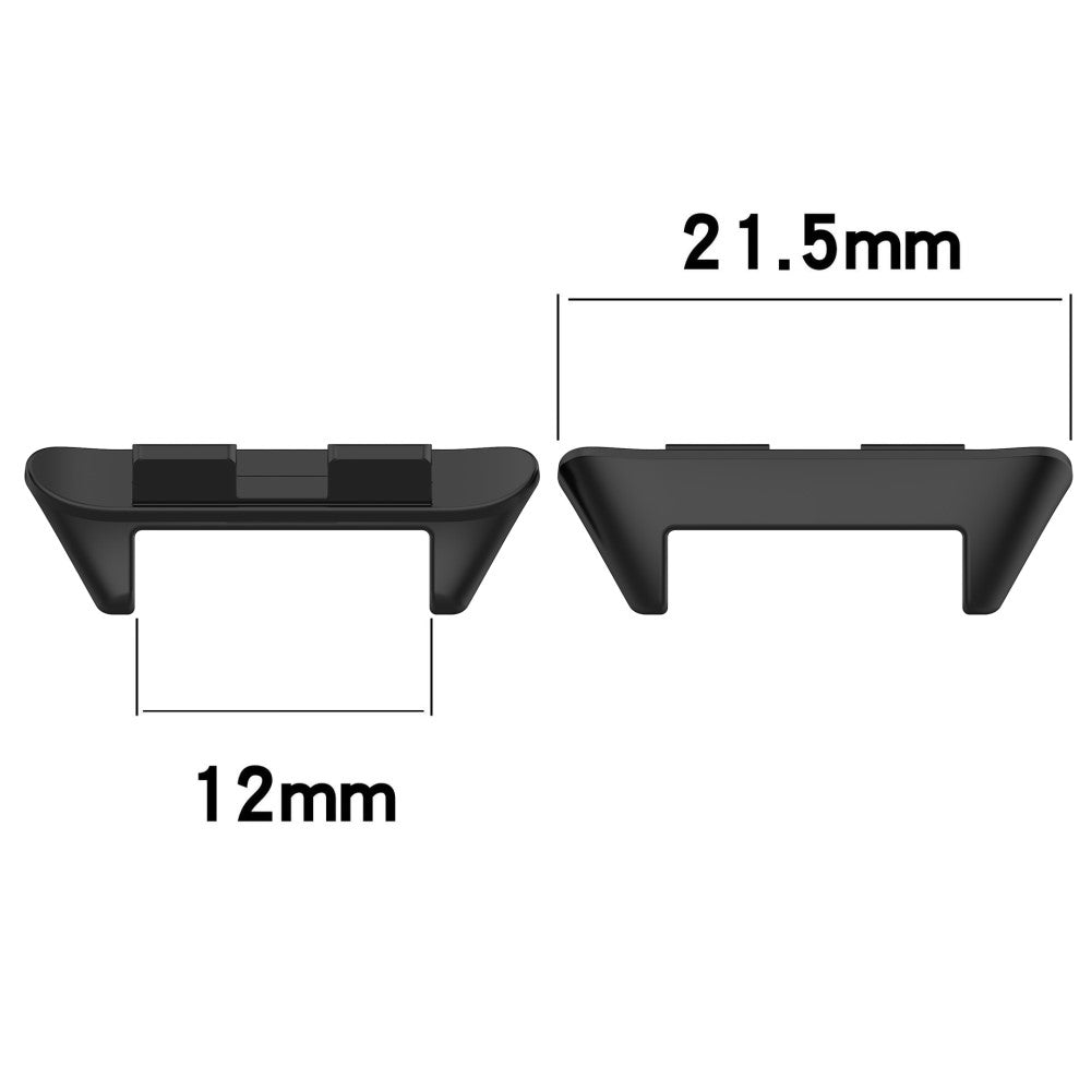 1 Pair Honor Band 9 Stainless Steel Wrist Strap Connector Watch Band Adapter - Black - Black#serie_9