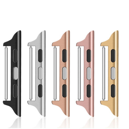 1 Pair Stainless Steel Adapter Apple Watch Series 41mm - 40mm - 38mm , 22mm Watch Strap Connector - Gold - Gold#serie_1