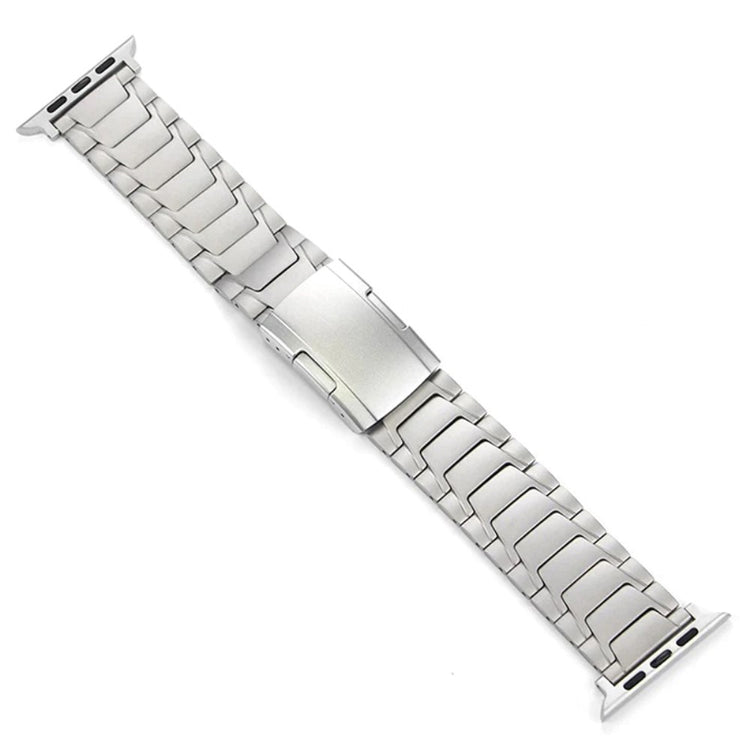 Apple Watch Series 41mm - 40mm - 38mm Titanium Alloy Watch Band Turtleback Clasp - Titanium#serie_1