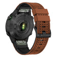 Muy Resistente Garmin Smartwatch Cuero Sintético Universal Correa Reloj