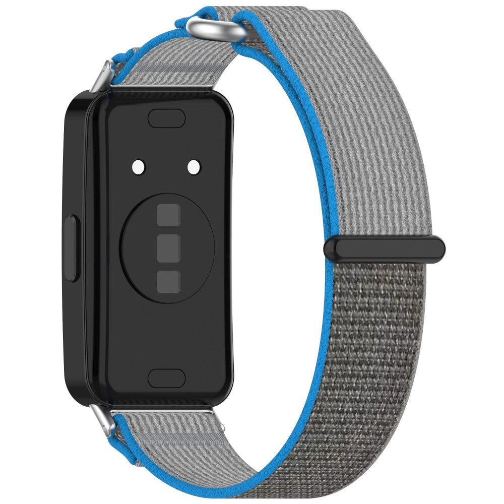 Huawei Band 9 / Band 9 NFC / Band 8 / Band 8 NFC Strap Nylon Sport Loop Watch Bands - Blue+Grey#serie_5