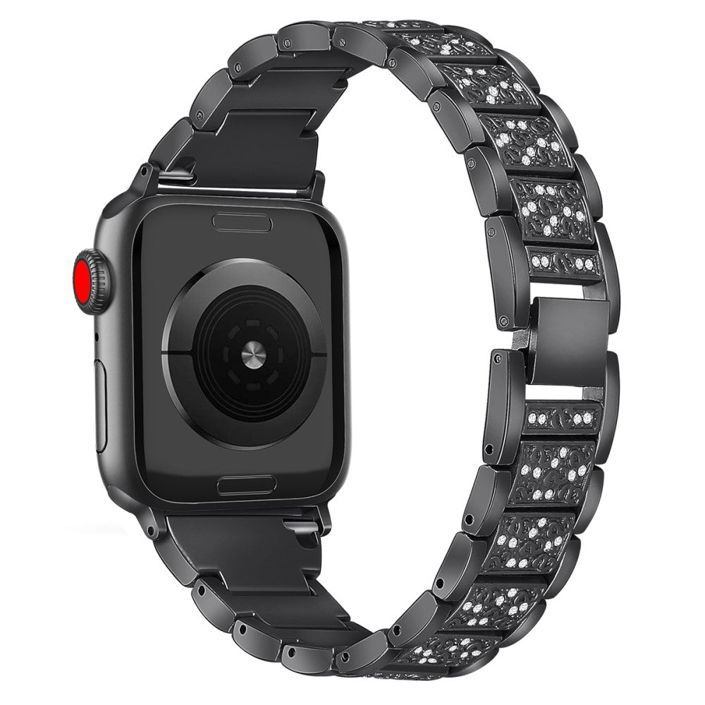 Apple Watch Series 41mm - 40mm - 38mm S Pattern Metal Strap - Black#serie_1