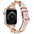 Con Estilo Apple Smartwatch Cuero Auténtico Universal Correa Reloj