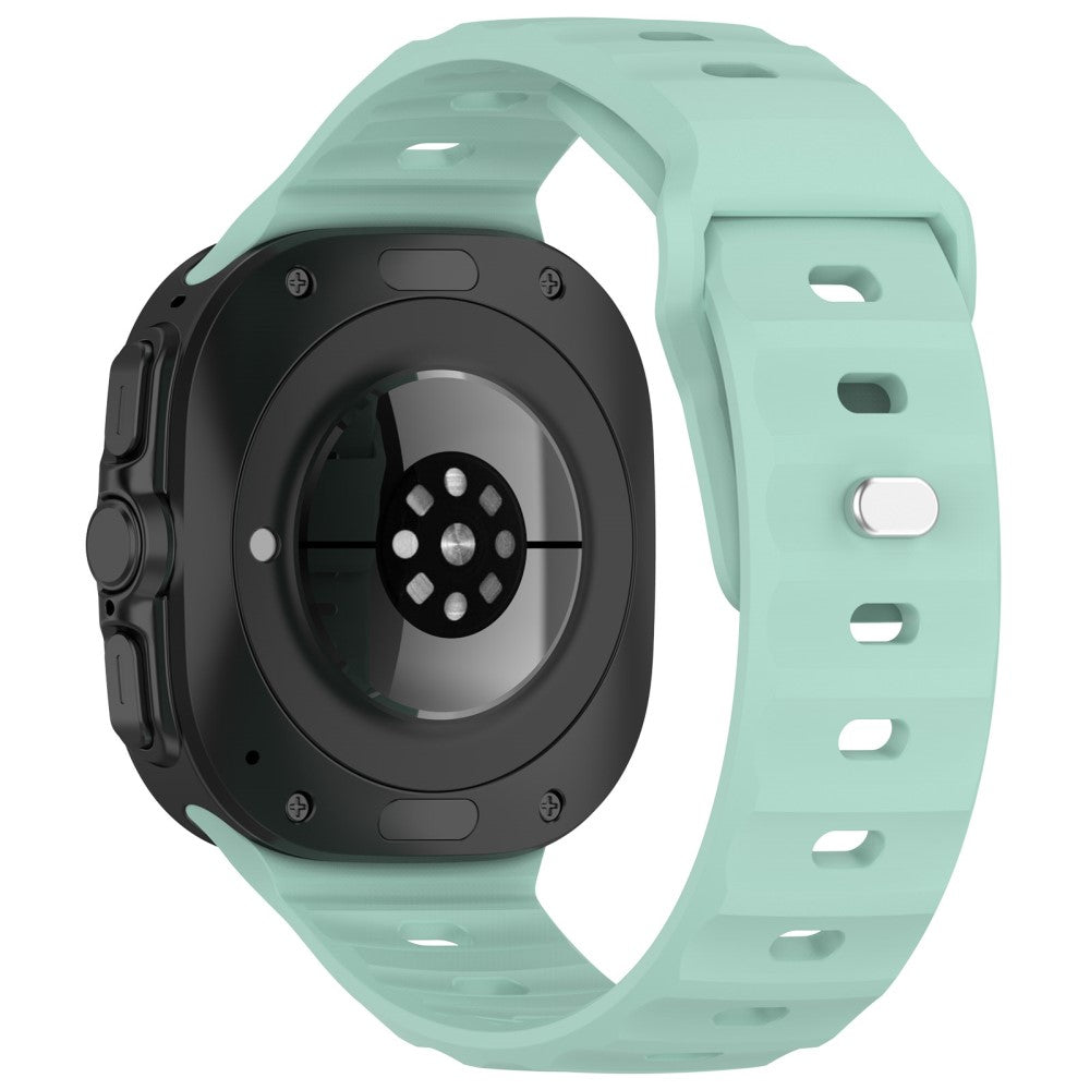 KALEBOL Samsung Galaxy Watch Ultra 47mm Silicone Watchband Watch Strap with Square Buckle - Teal#serie_7