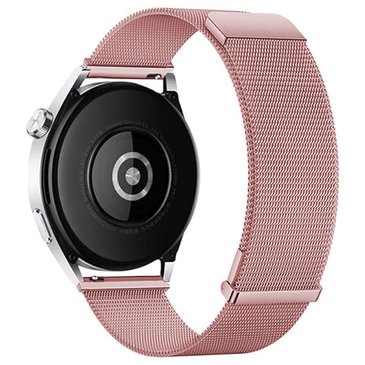 KALEBOL Huawei Watch GT 4 41mm Milanese Mesh Watch Strap 18mm Magnetic Wrist Band - Rose Pink#serie_5