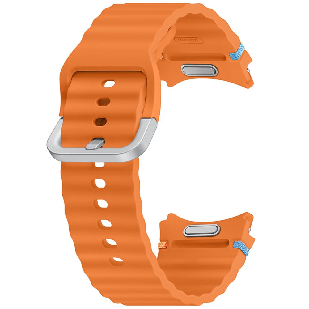 Samsung Galaxy Watch7 20mm Silicone Replacement Strap Sports Watch Band - Orange#serie_4