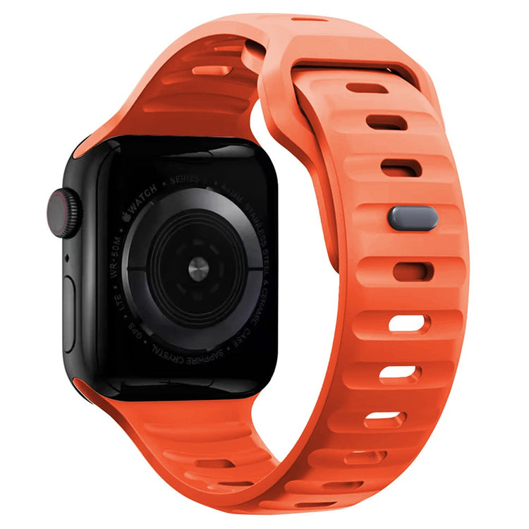 KALEBOL Apple Watch Series 41mm - 40mm - 38mm Watch Band Sports Silicone Strap - Orange#serie_4