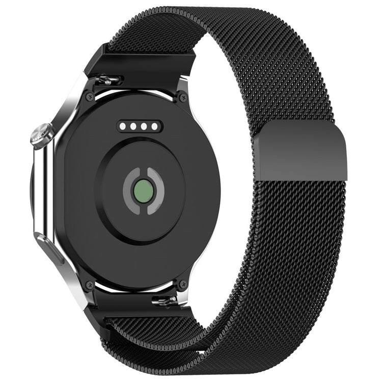 OnePlus Watch 2R / Watch 2 Adjustable Metal Strap Milanese Mesh Magnetic Watch Band - Black#serie_1